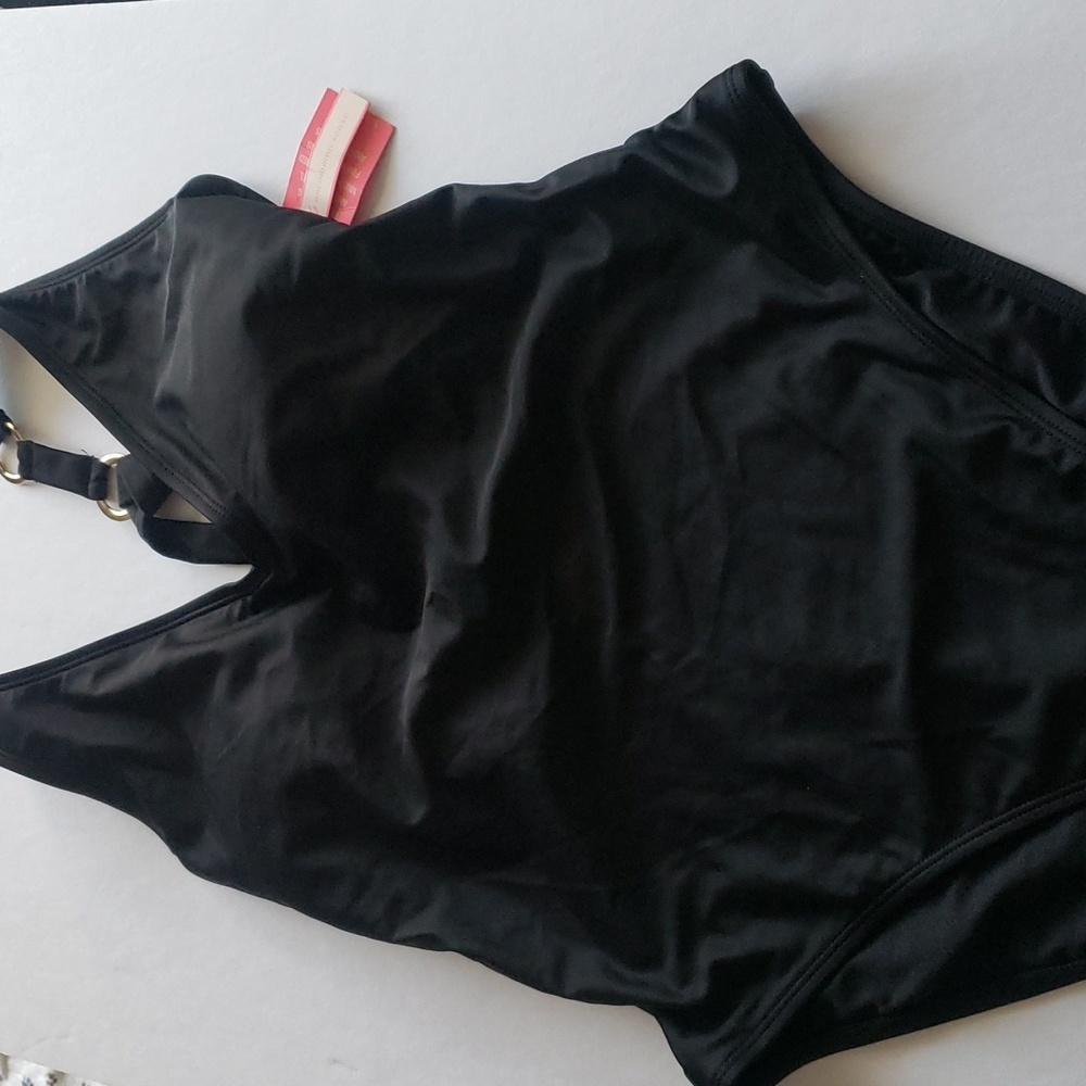 Uncommon Sense Black Scoopback One-Piece Swimsuit
